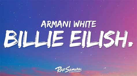 com your gateway to exceptional music exploration. . Billie eilish armani white lyrics